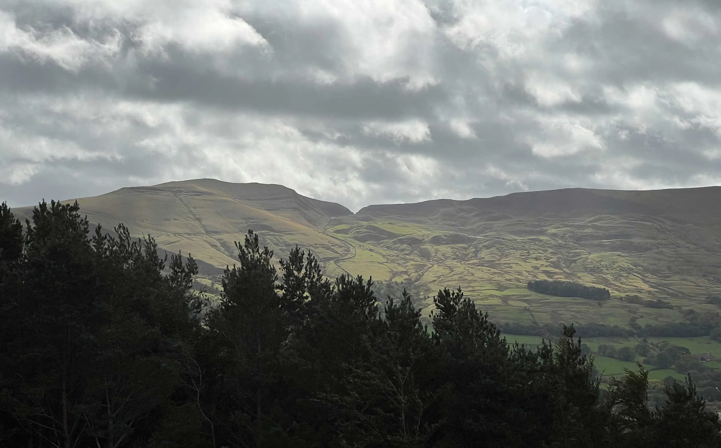 Edale in Autumn: Walking Through Fire