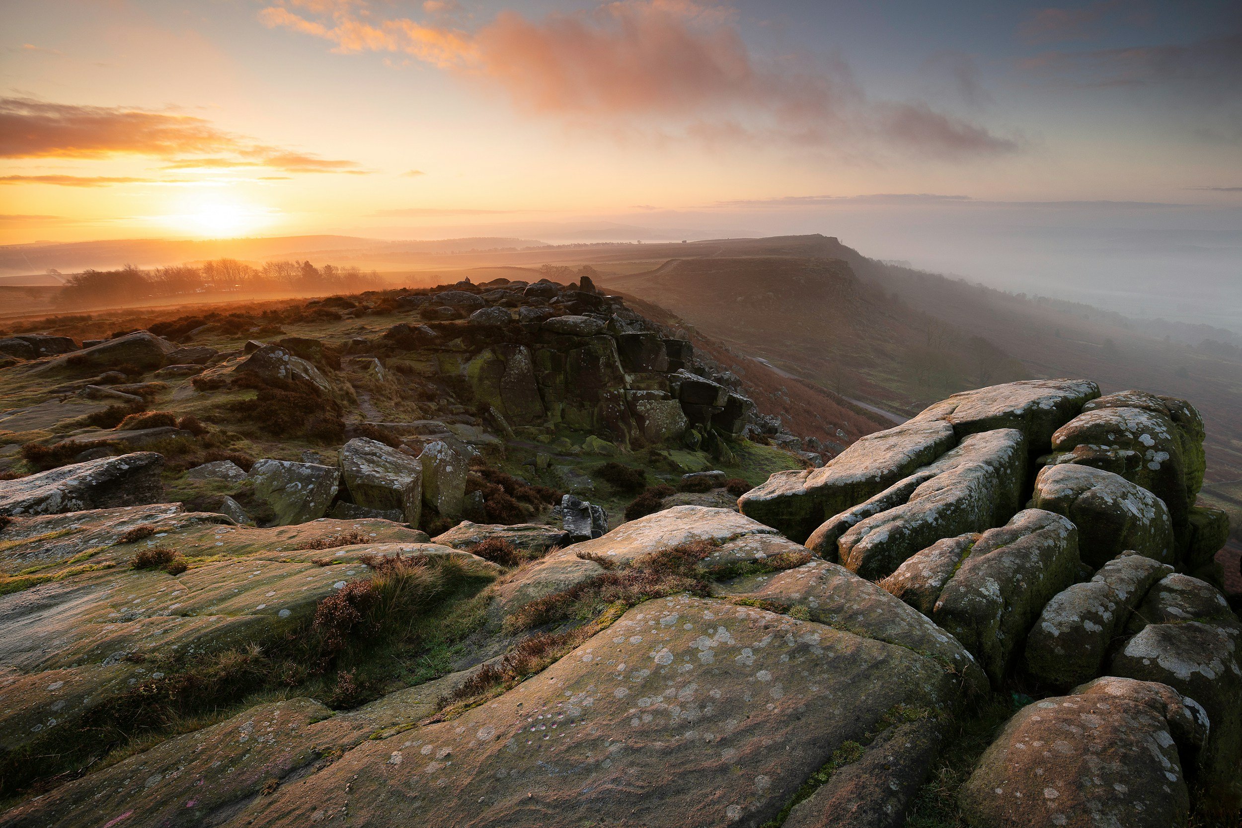 Peak District from the East - March Edition