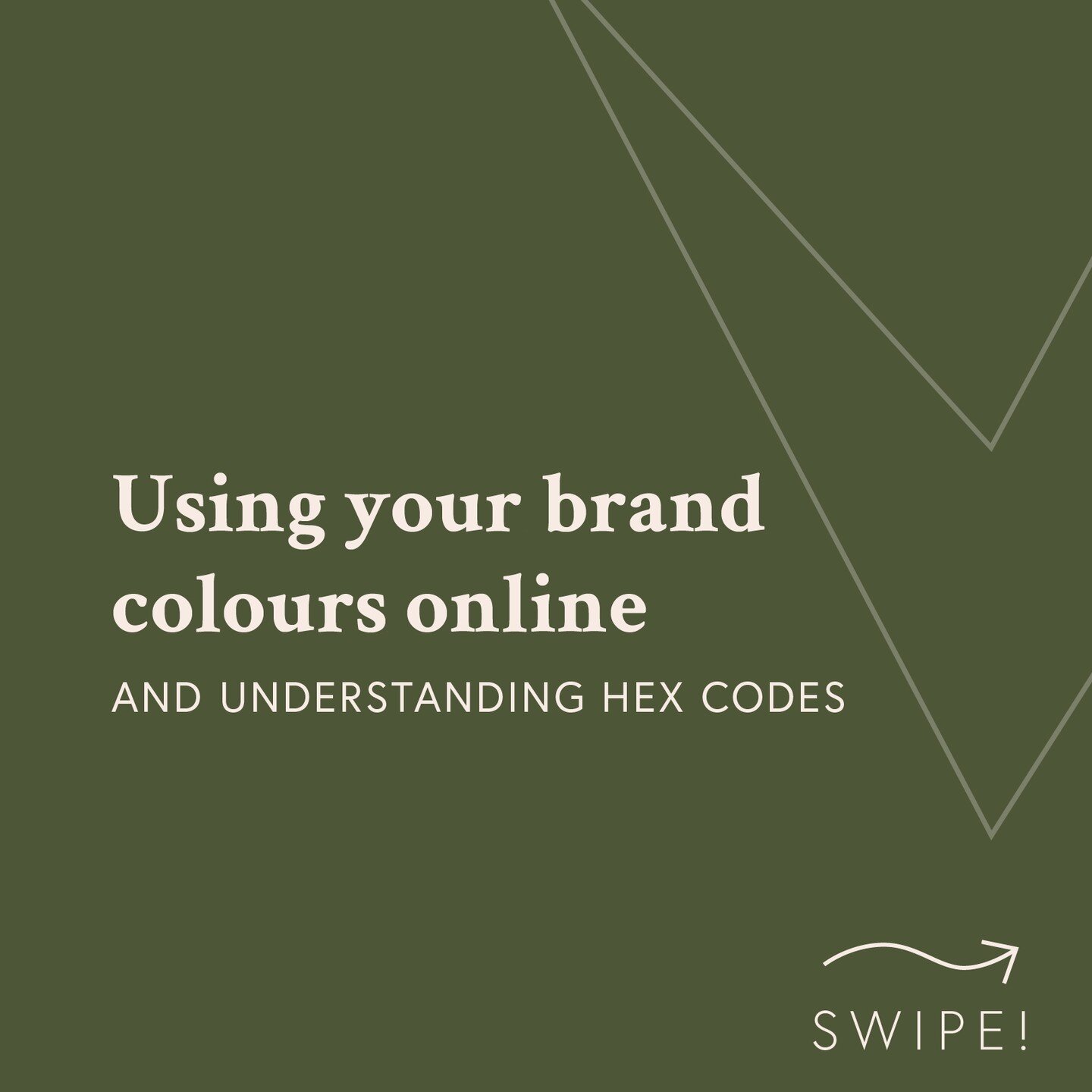 ⚡Do you know your brand colours?⚡

Whether you have DIYed your branding or worked with a designer, you should have a small set of colours that you are using again and again in all of your branded materials.

Things like:
logos
website
social media gr