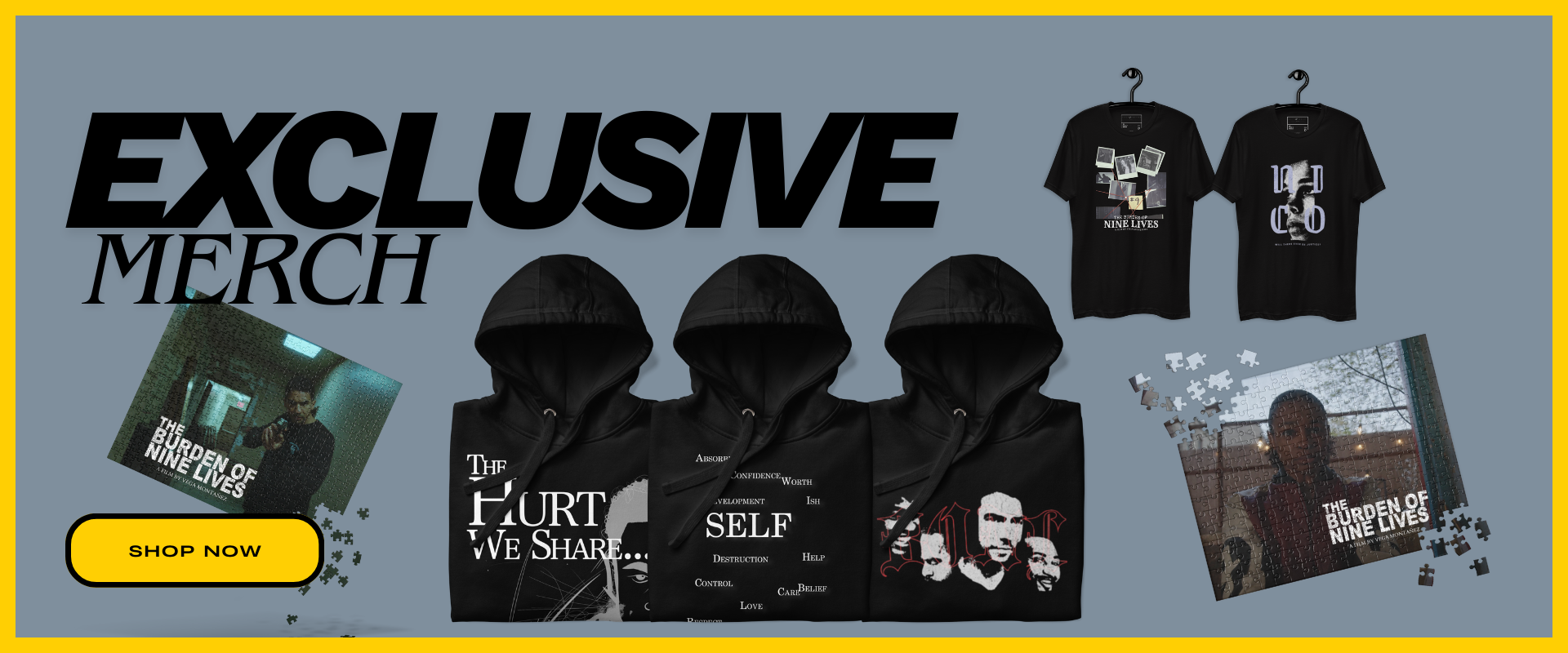 Merch landing page image