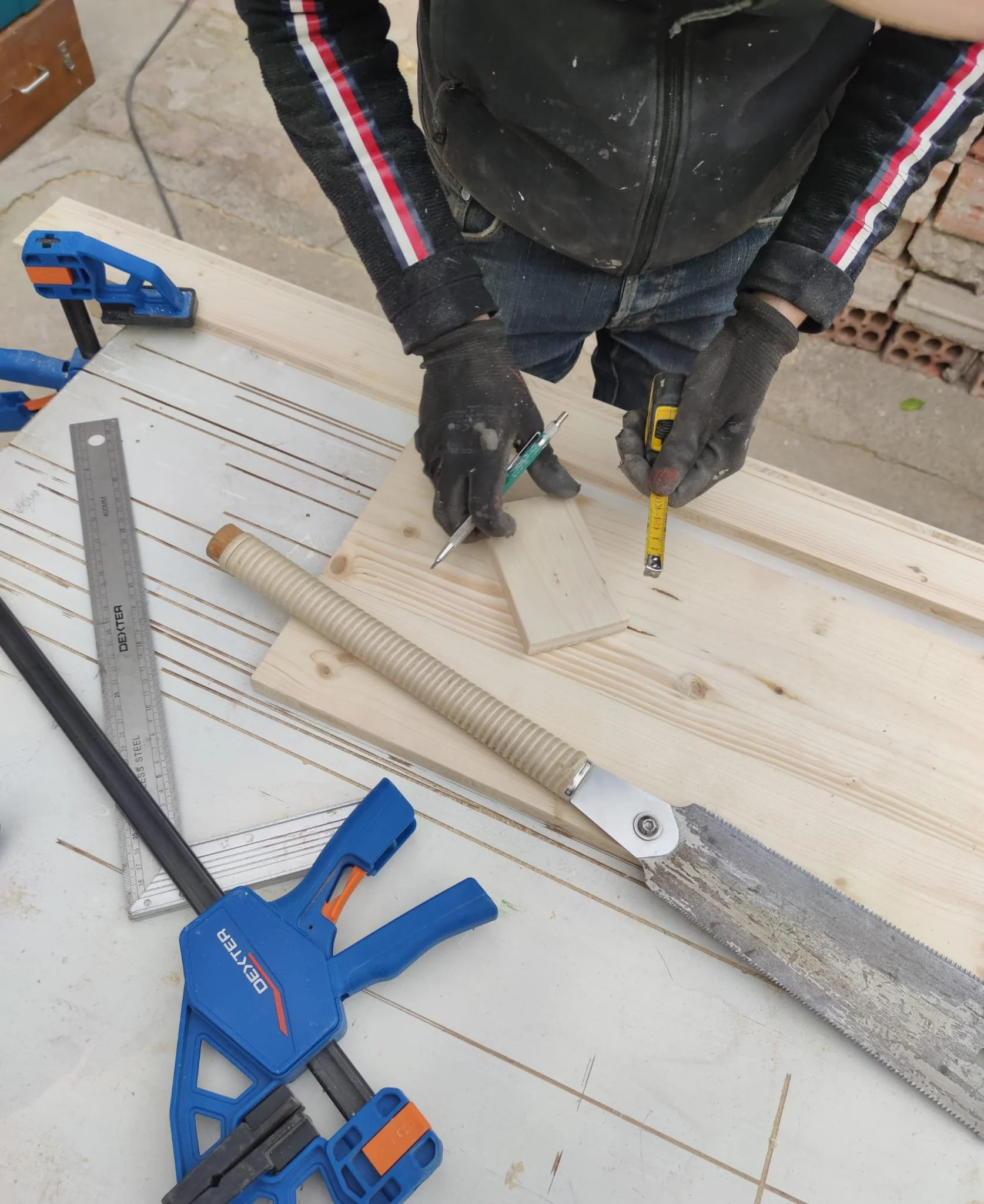 Detall de veta de fusta natural
