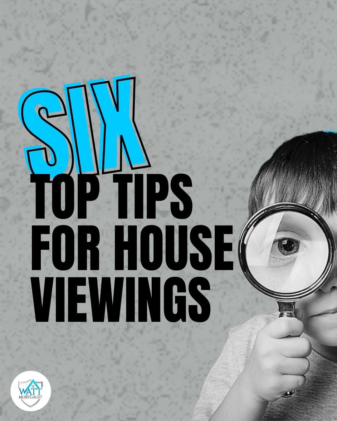 6 top tips for house viewings 🏘

Knowing where to start when viewing a property can be daunting, so let's look at our top tips!

🔍View the property more than once - Aim to view any potential property more than once. Ideally, in the daytime and then
