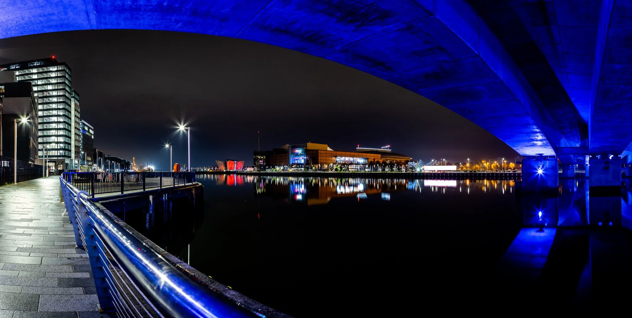 M3 bridge panorama, Belfast Titanic Quarter