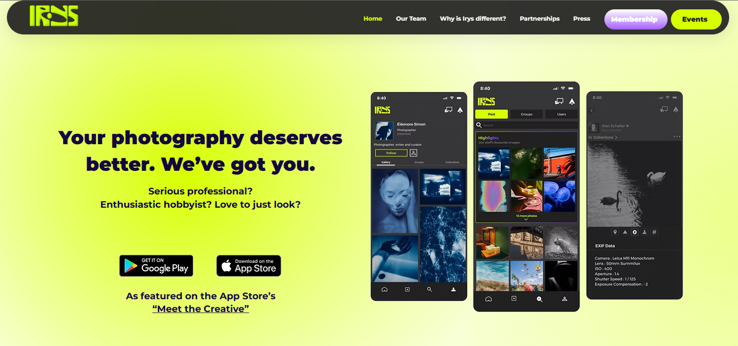 Is the IRYS photo app worth considering for photographers?