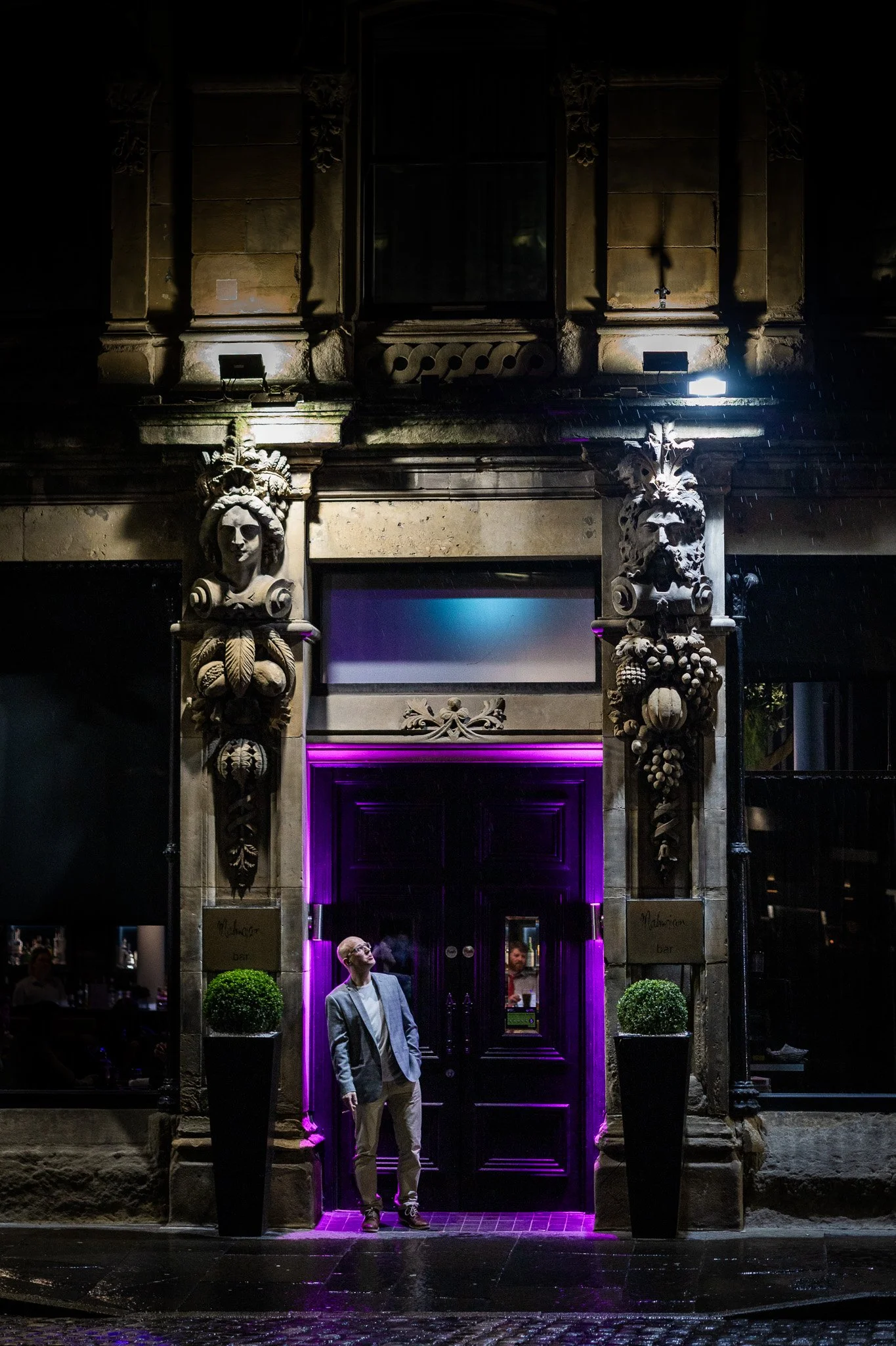 Smoker at Mal Maison, Belfast.jpg