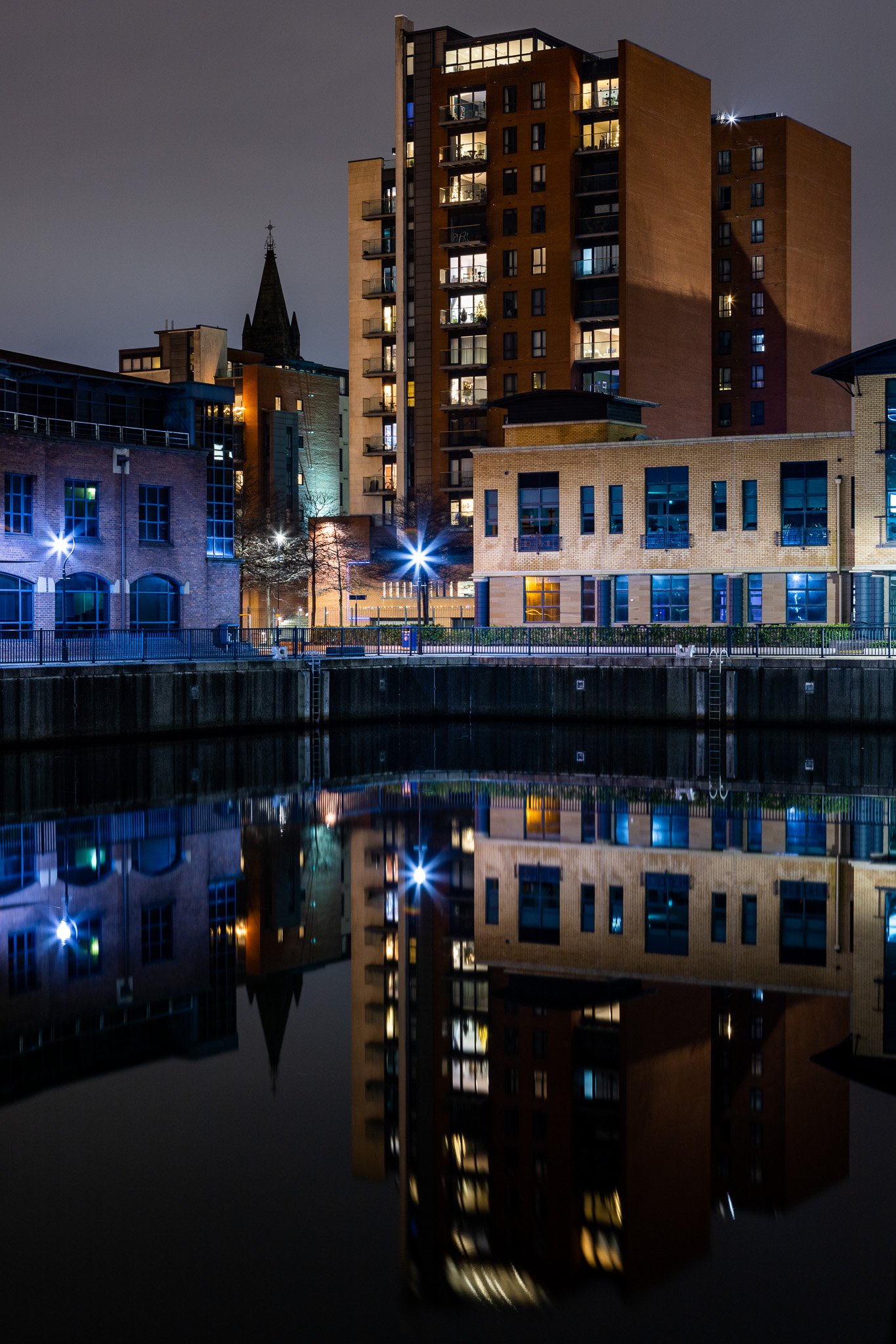 Clarendon dock apartment reflections, Belfast