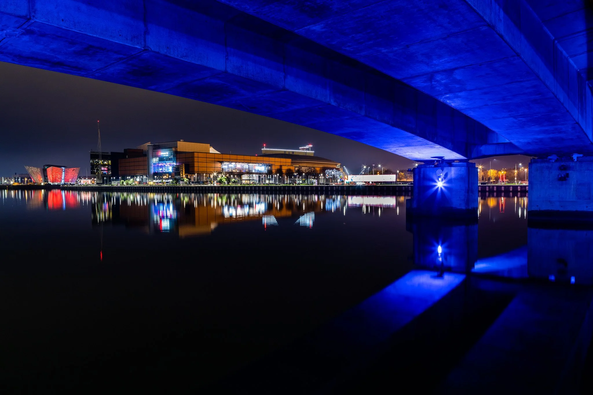M3 bridge and Titanic Belfast