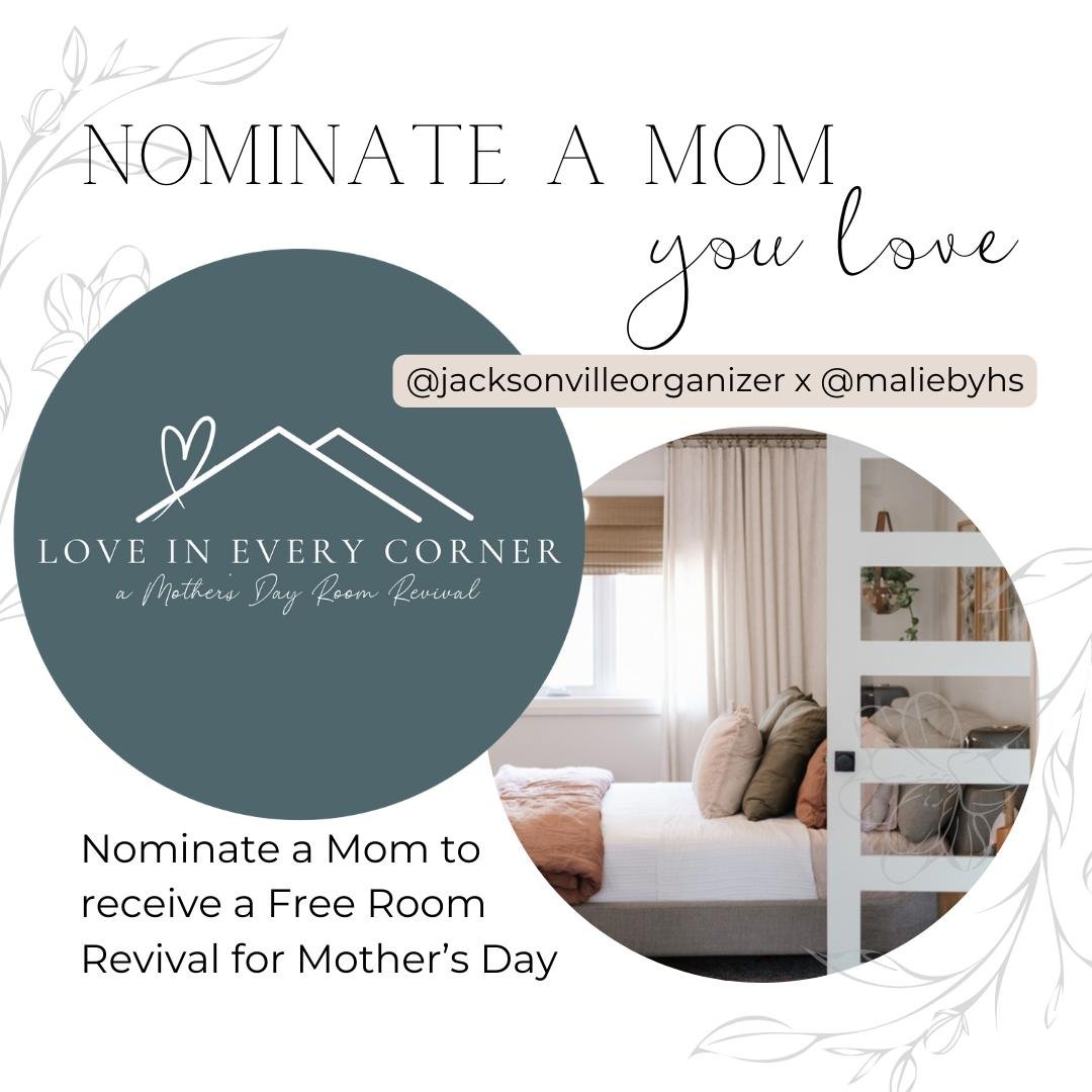 This Mother's Day, we're offering one lucky winner the chance to transform a room in their home into a space filled with love, warmth, and comfort. ✨ With just a few days left to enter, we wanted to share about this again! Nominate a mom by May 9th t