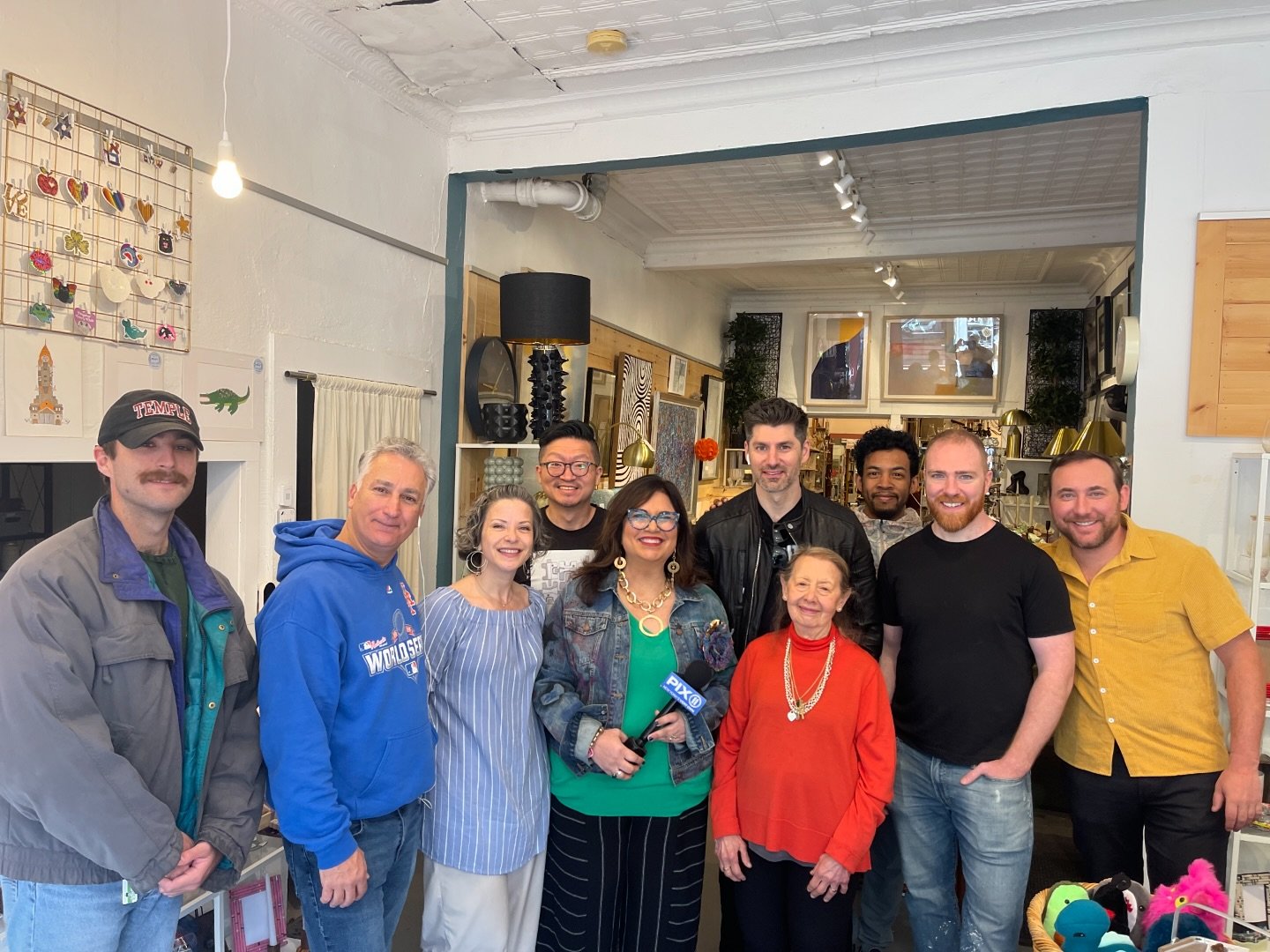 So this happened today. 
.
Thank you @pix11news and @benaarontv for coming out today. 
.
You featured such a great town of Cold Spring. 
.
Stop by the pop up until May 31! 
.
50 Main St
.
.
.
#popupshop #nymakers #coldspring #pix11 #mainstreetusa #sh