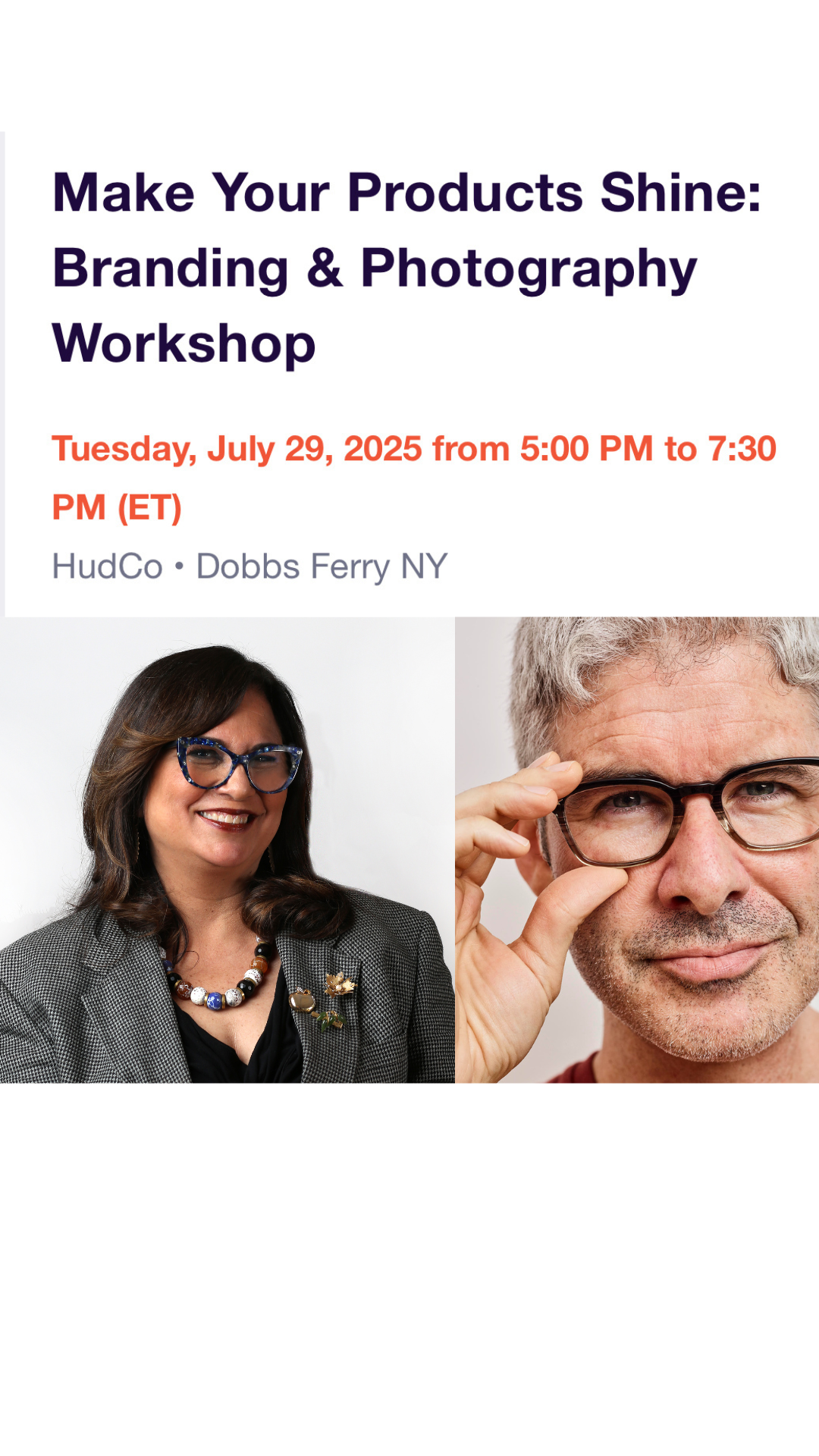 Make Your Products Shine: Branding and Photography Workshop