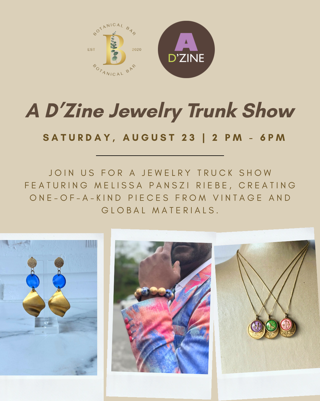 Trunk Show hosted by the Botanical Garden 