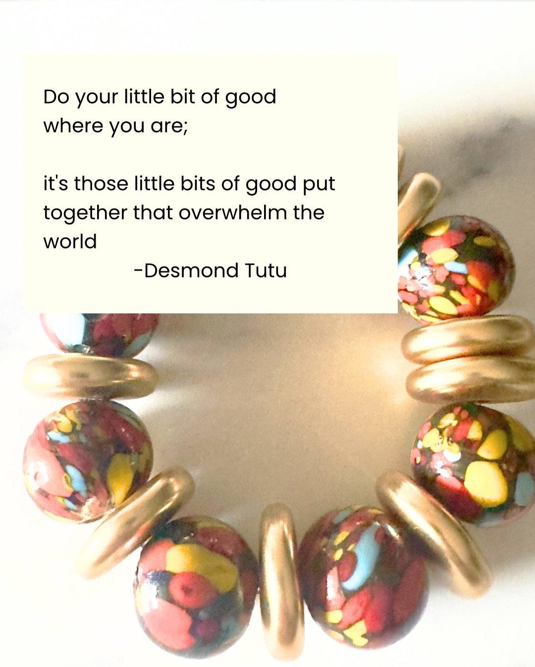 Every small act of kindness matters. 

&hearts;️Every maker who shows up with their creations.
&hearts;️Every customer who chooses to shop with intention. 
&hearts;️Every conversation that happens when people tell the story about what they found out 