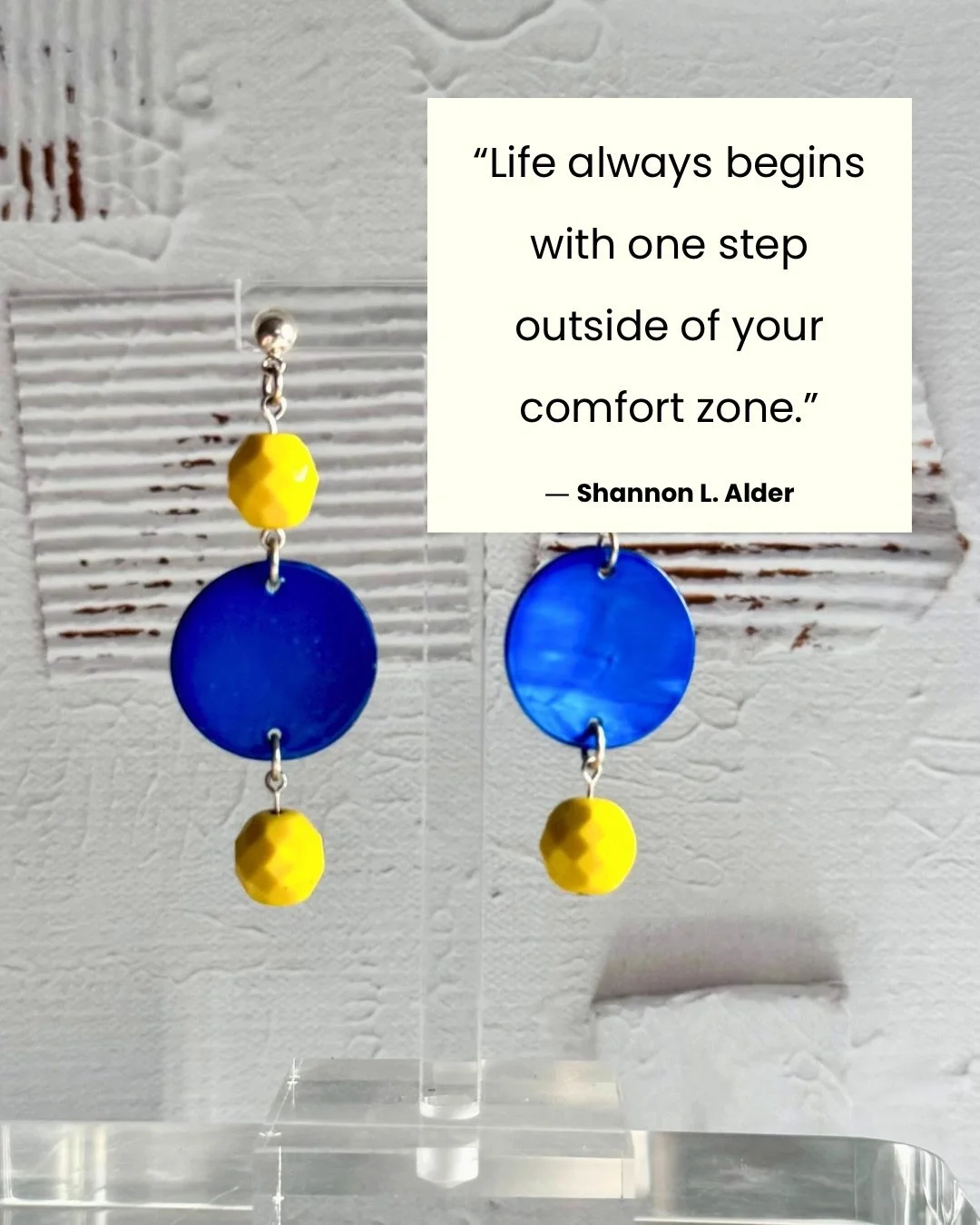 Better at now, than never, right?
Sometimes the comfort zone we need to step out of is perfectionism itself.

This quote hit different today, so here we are. Monday motivation on Monday afternoon hours.

Still counts, right?

Many things happening be