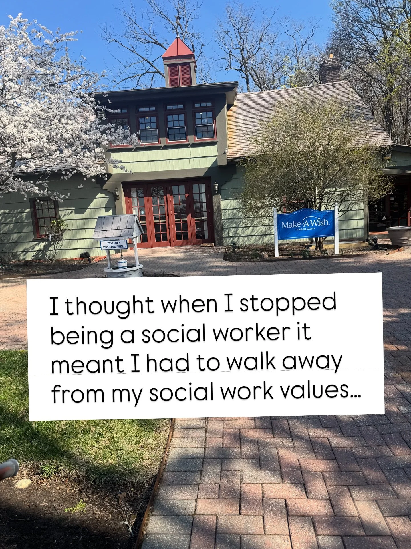 Today I dropped off handmade pieces from A D&rsquo;Zine for the Make-A-Wish gala. 

Jewelry made by hand, with intention, for an organization that gives children hope when they need it most.

I am still a social worker. I just make jewelry now too.
Y