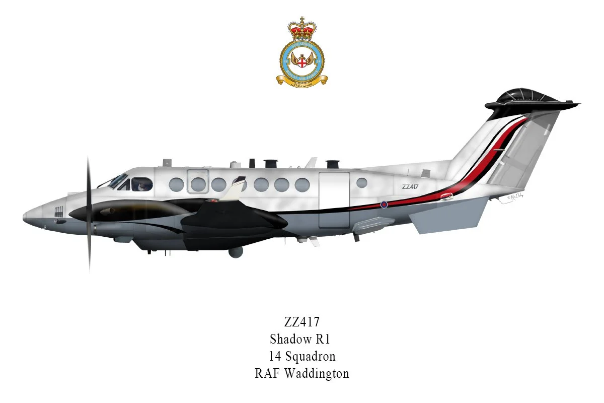Shadow R.1, 14 Squadron - Profile Print