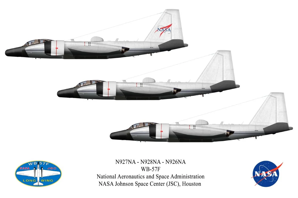 NASA WB-57F Trio - Profile Print