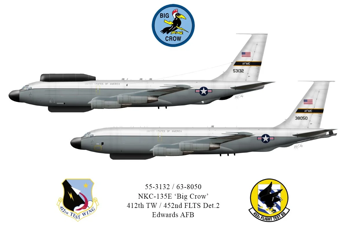 "Big Crow" NKC-135E - Profile Print