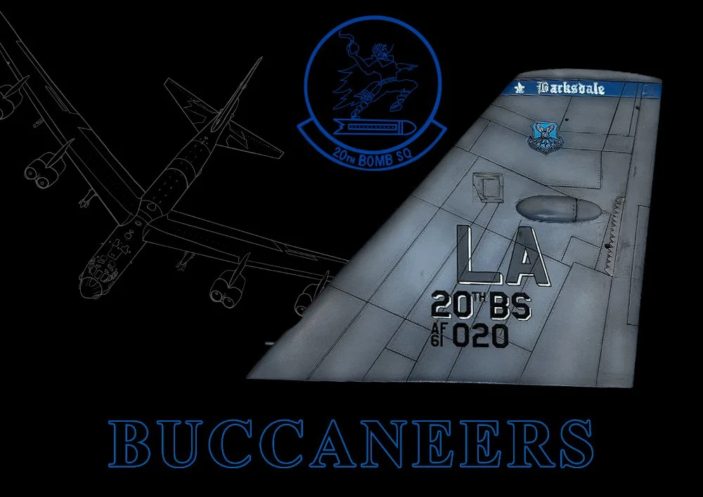 20th Bomb Squadron B-52H - Tail