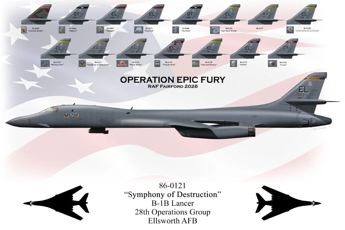 B-1B Lancer "Operation Epic Fury" - Lithos