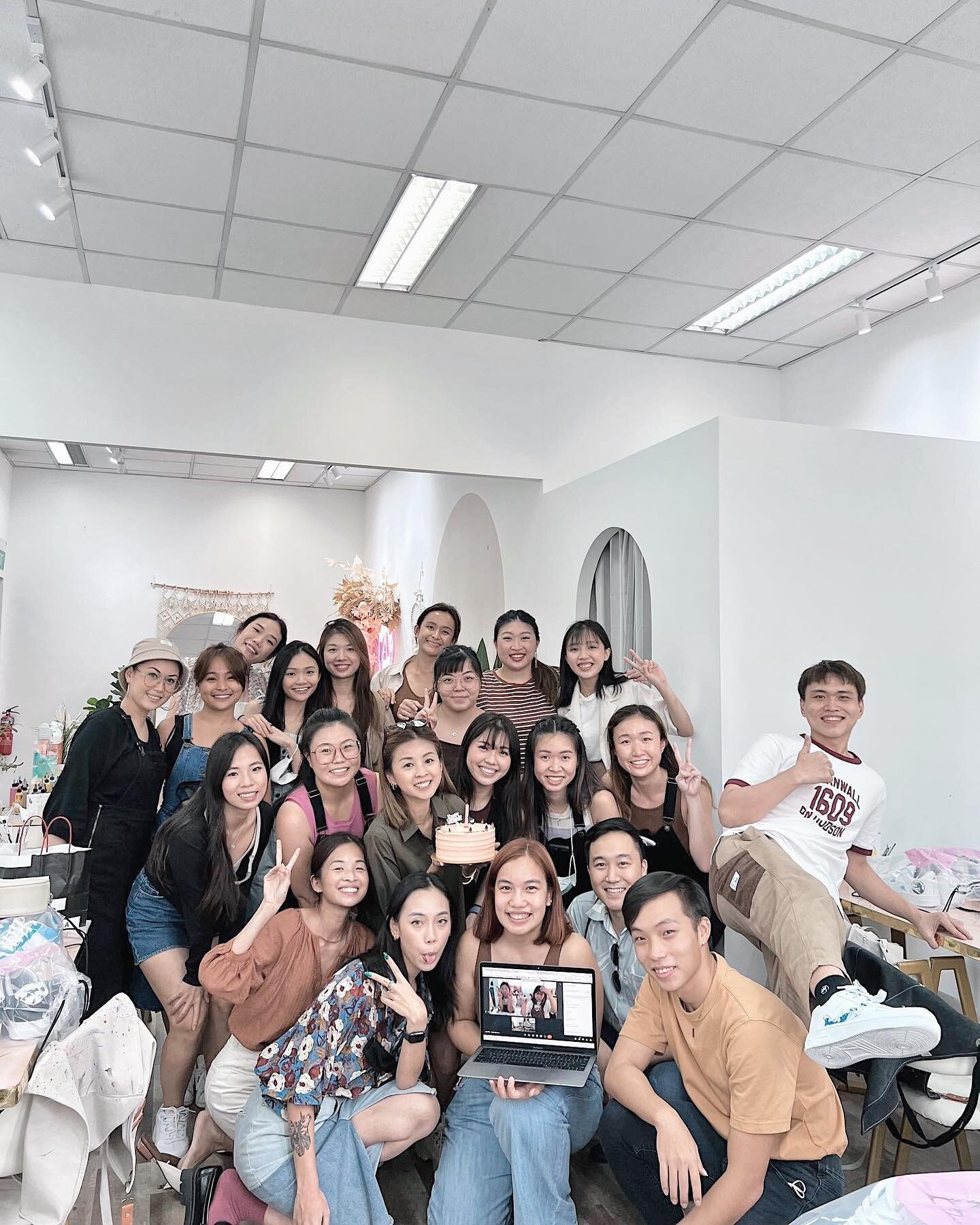 Team bonding event in studio for @theclosetlover ✨