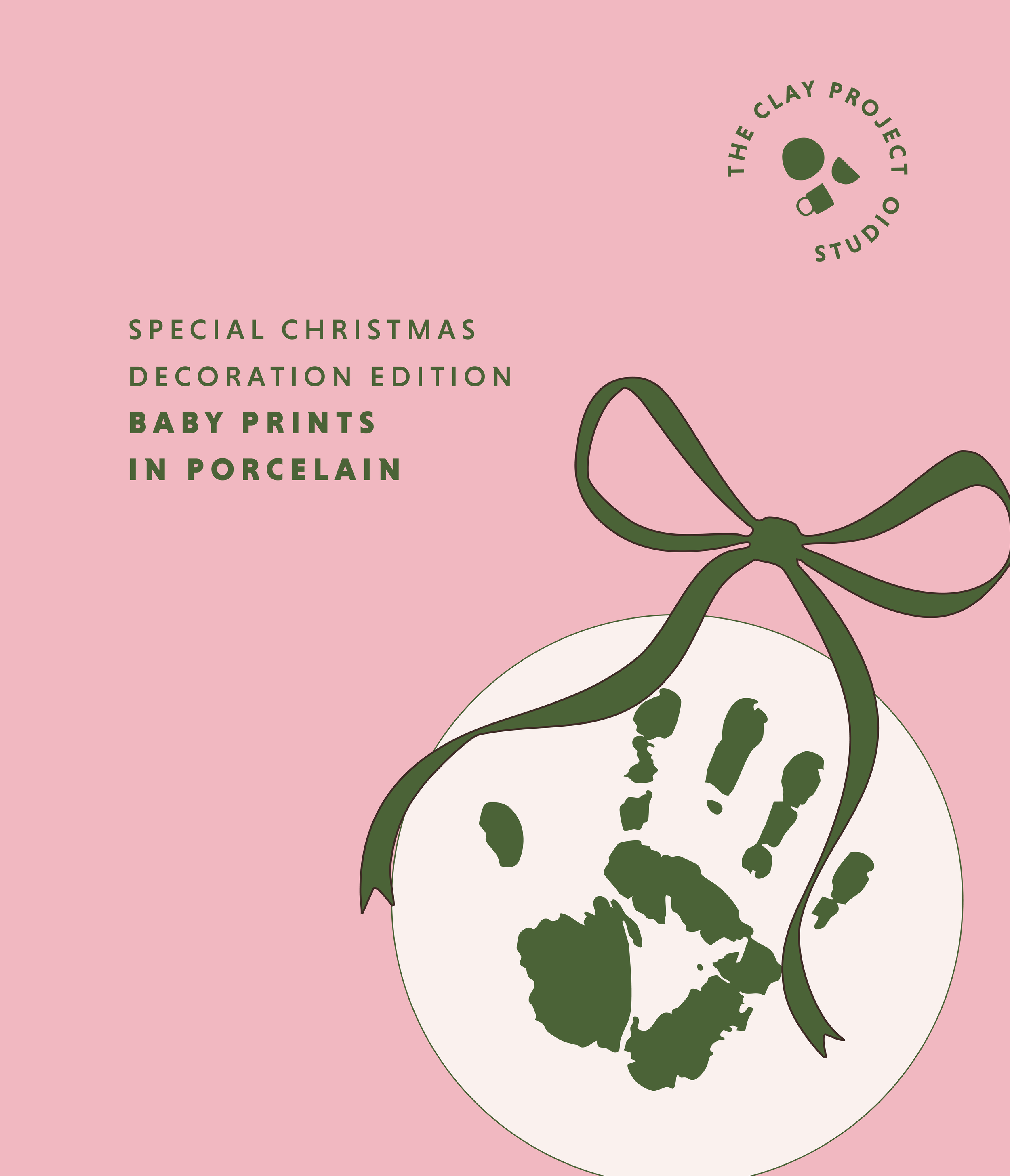 12th NOVEMBER - CHRISTMAS EDITION - BABY PRINTS IN PORCELAIN @ THE CLAY PROJECT STUDIO