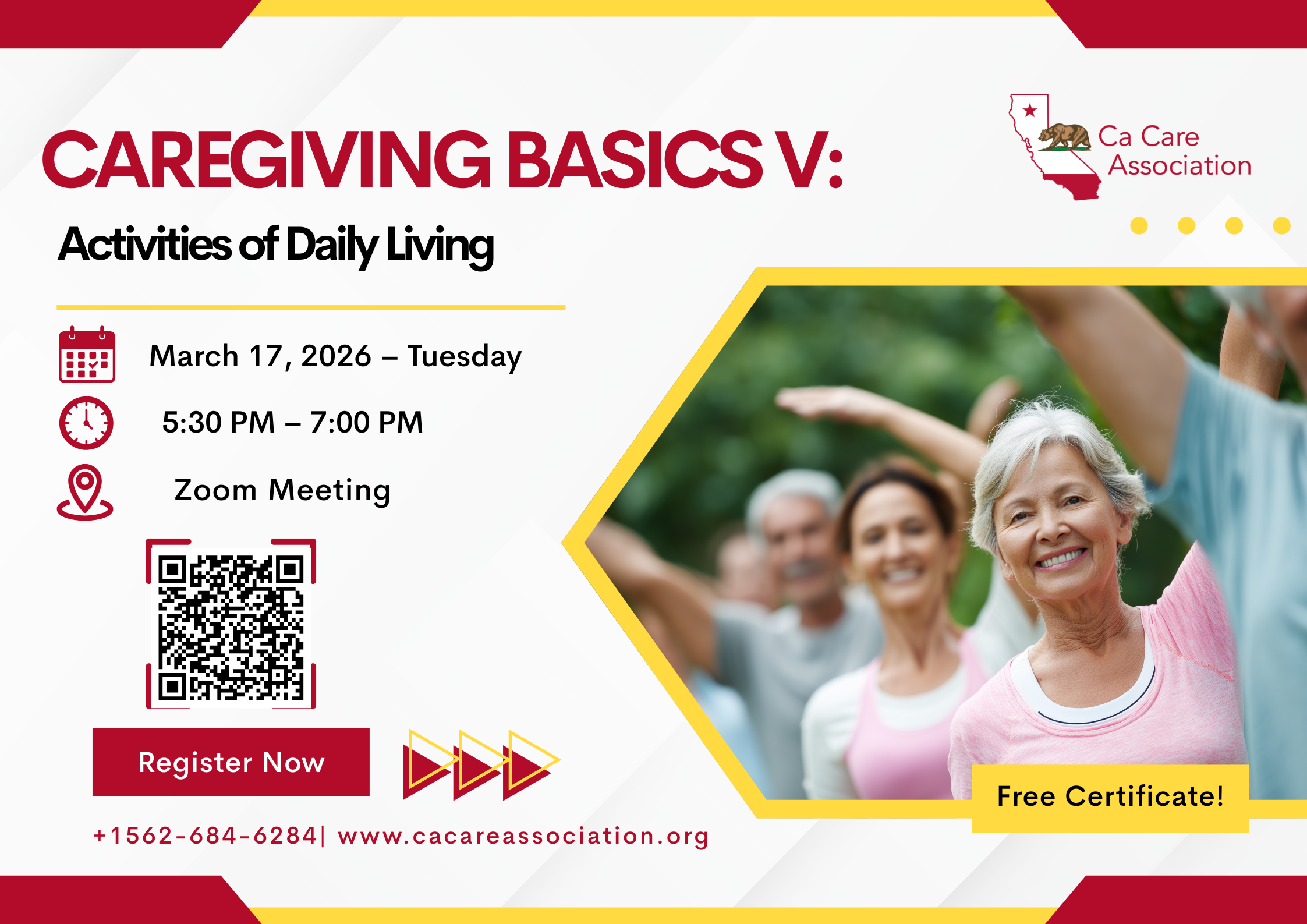 Caregiving Basics V: Activities of Daily Living