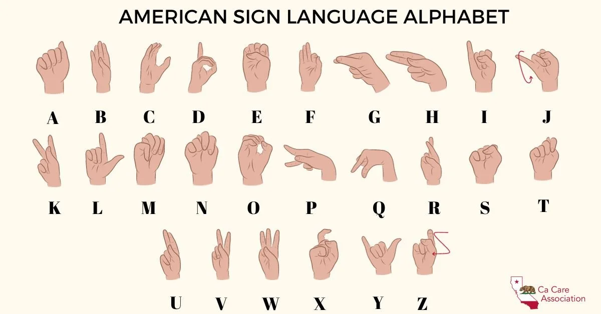 Your ASL Starter Kit Learn The Basics Of ASL Today Ca Care Association
