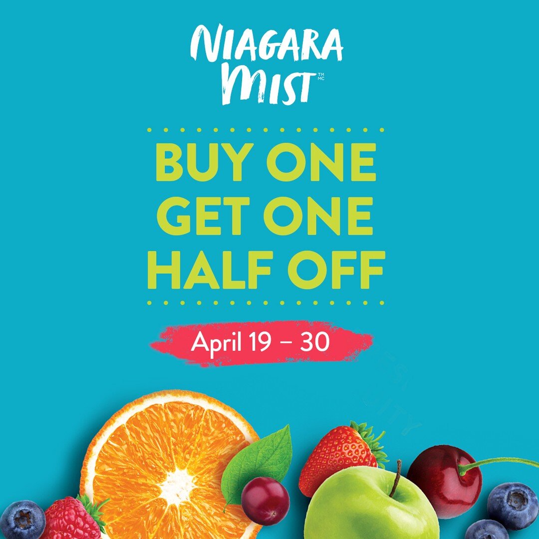 Summer is just around the corner. To celebrate, you can make your favourite Niagara Mist wines and SAVE! From April 19 &ndash; 30, buy one Niagara Mist wine kit and get another at half price. These delicious wines are bursting with aromas &amp; flavo