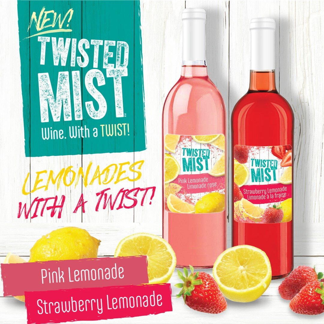 Pink Lemonade and Strawberry Lemonade Twisted Mists have arrived! Freshly squeezed lemons for the classic taste of pink lemonade with a kick, or sweet strawberry with the zing of tart lemonade. Act very quickly to get your hands on these special kits