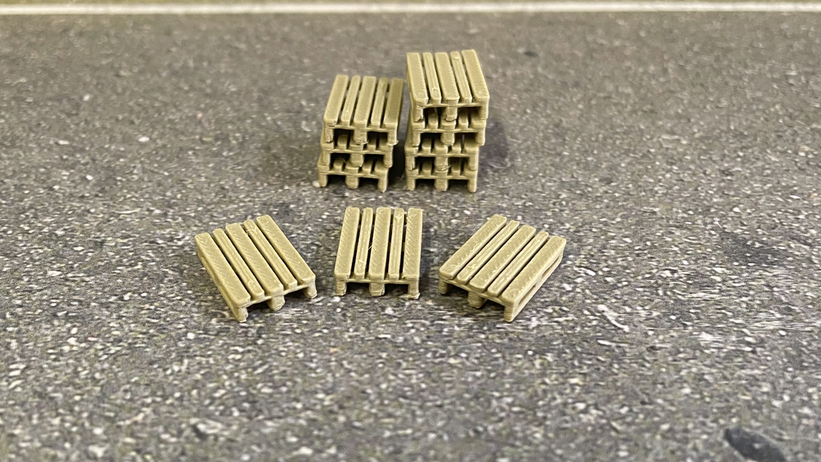 Euro Pallets - OO Gauge (10 Pack)