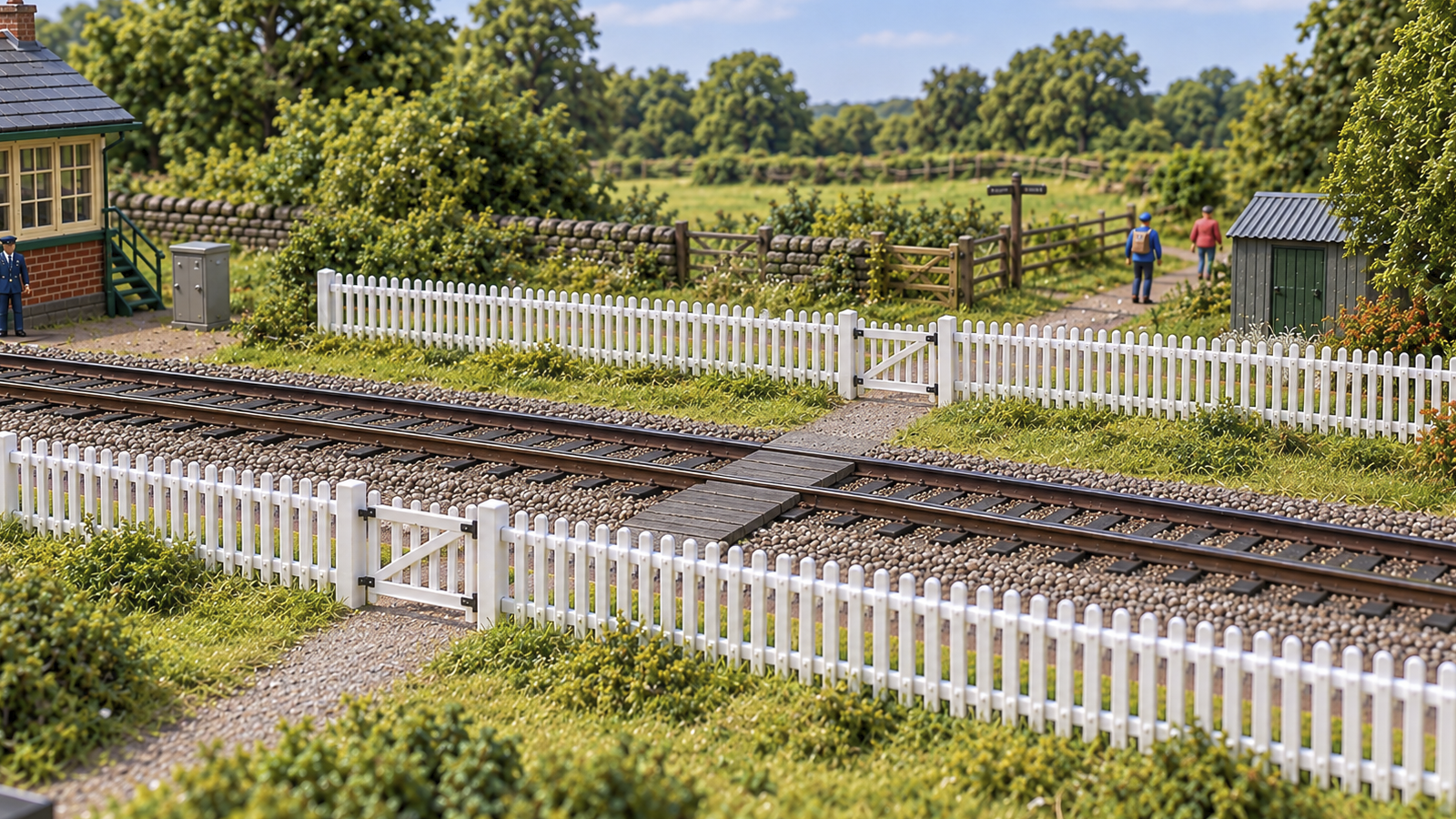 Picket Fence Kit Unpainted OO-Gauge