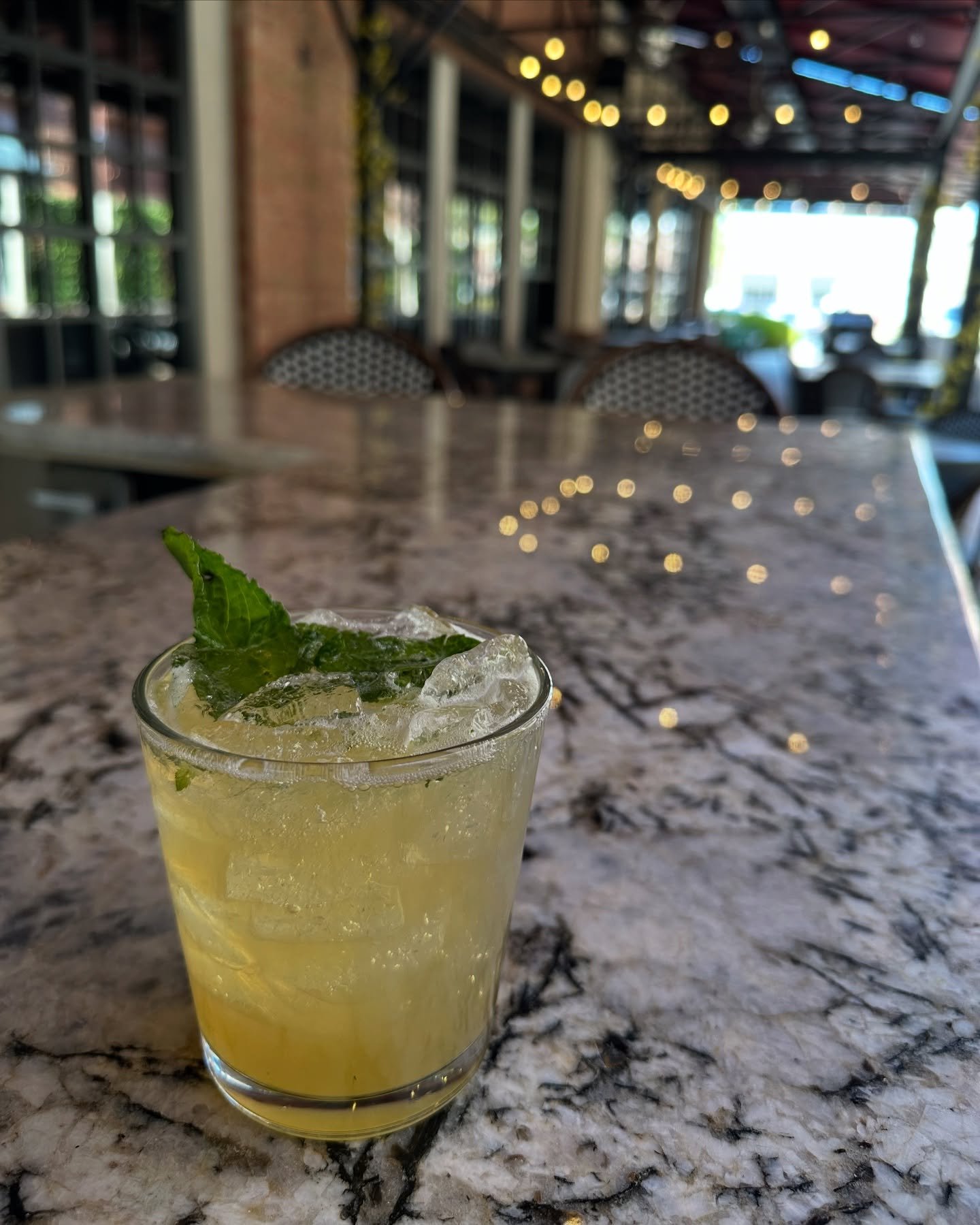🥃 Bourbon Smash

Four Roses Bourbon, Lemon Juice, and Simple Syrup, garnished with a sprig of Mint!