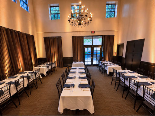 Private Dining Room set for a private event at Peninsula Prime