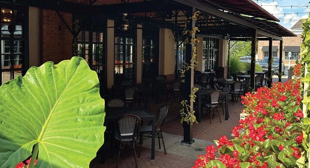 Covered patio event space at Peninsula Prime