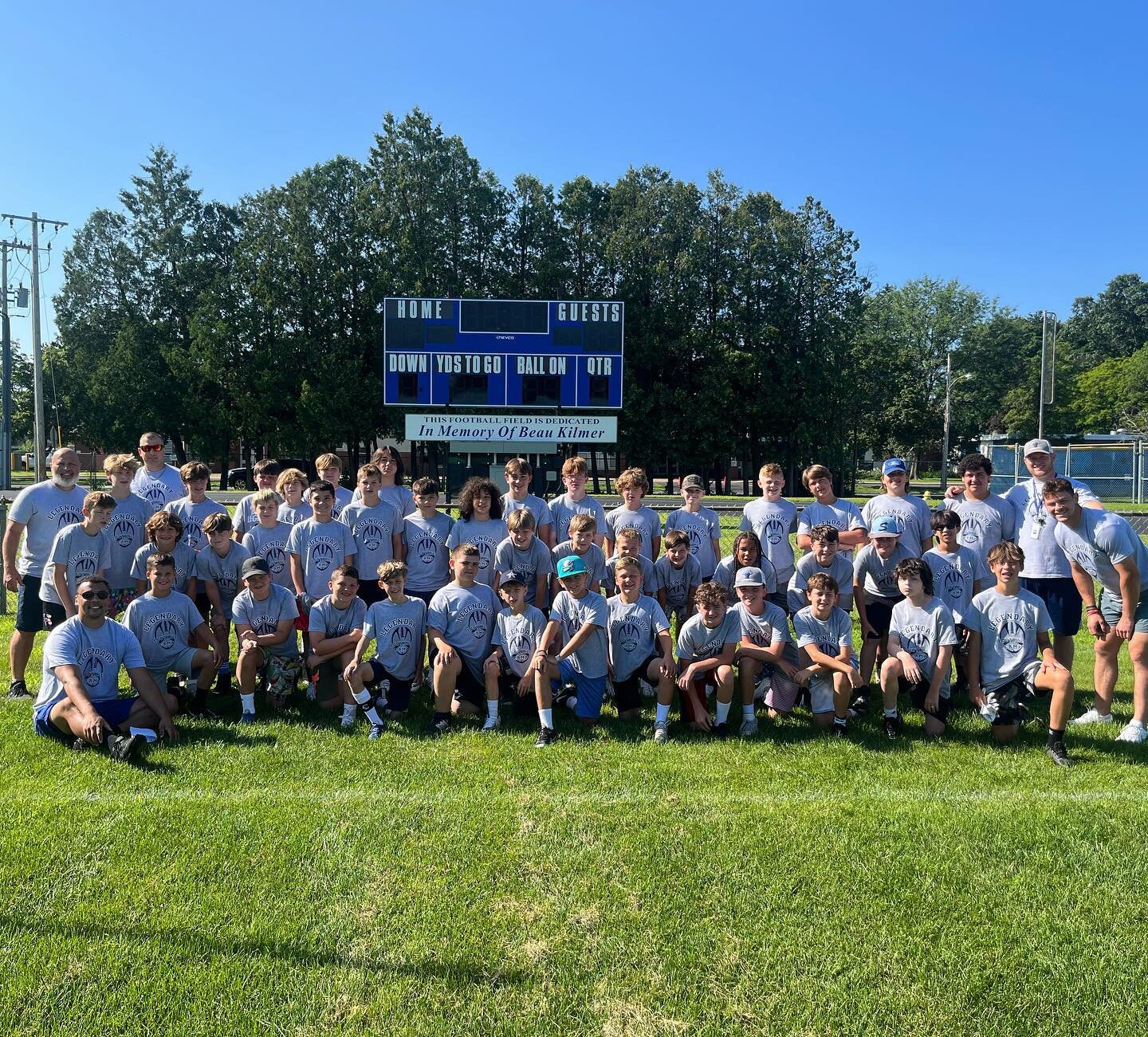 On behalf of Legendary Sports Training we would like to thank all the families that chose our camp and to train with us! We had a great week with the next generation of football players! #legendarysportstraining #youthfootballtraining #youthfootball 