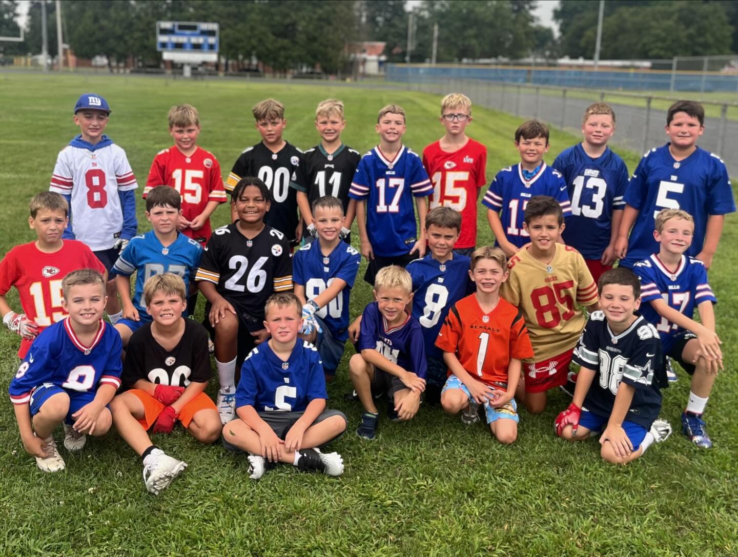 Jersey Day at Legendary Football Camp! This is how Legends are made! #legendaryfootballcamp #legendarysportstraining #nfl #nflflagfootball #saratogaspringsny #saratogasprings #saratogacounty #youthfootball #youthfootballtraining