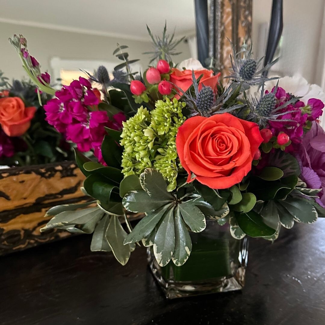 So thankful for the beautiful color from sweet friends on my dreary birthday. XOXO

Not to mention that they matched my brand colors!

@robilk @dmartinfloyd