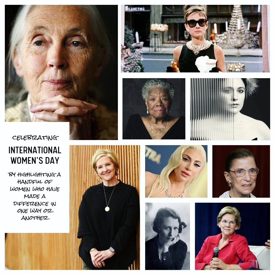 This International Women's Day I&rsquo;m celebrating the diverse contributions of women who have shaped our world in very different ways. Activists, anthropologists, writers, philanthropists, filmmakers, politicians, poets, and musicians all have a v