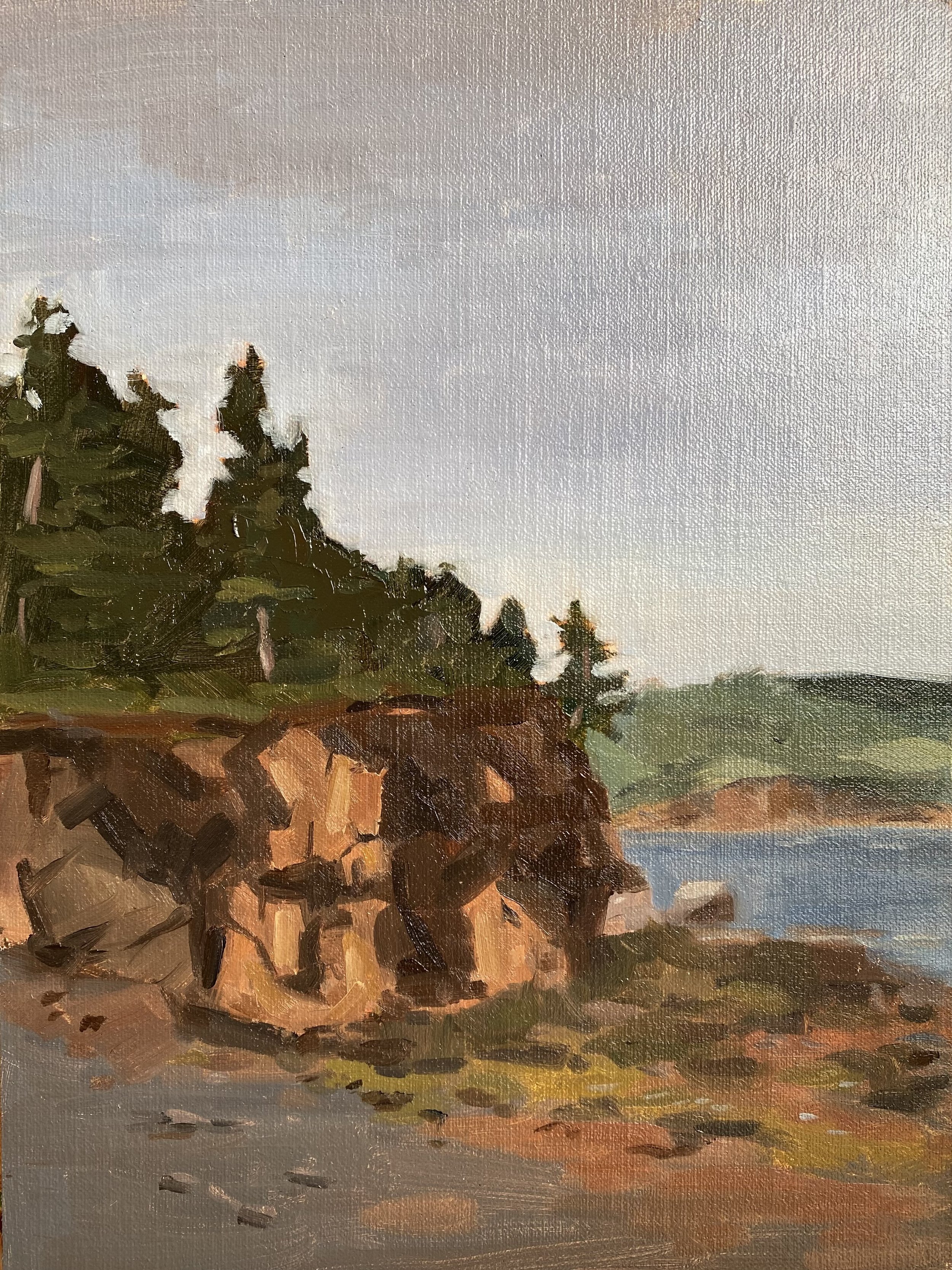 Parrsboro Cliffs - 9x12