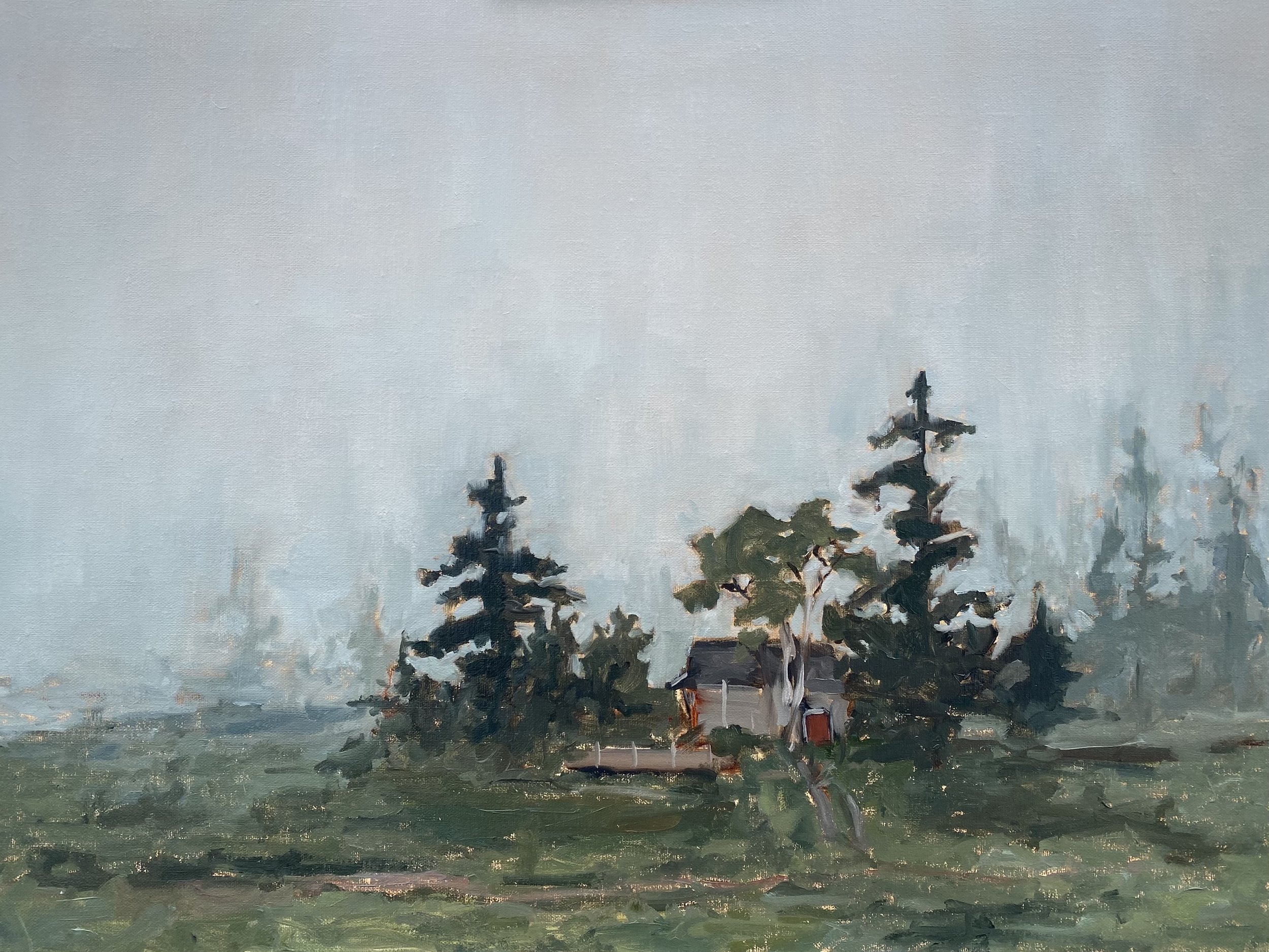 Heavy Skies at Partridge Island - 18x24 SOLD