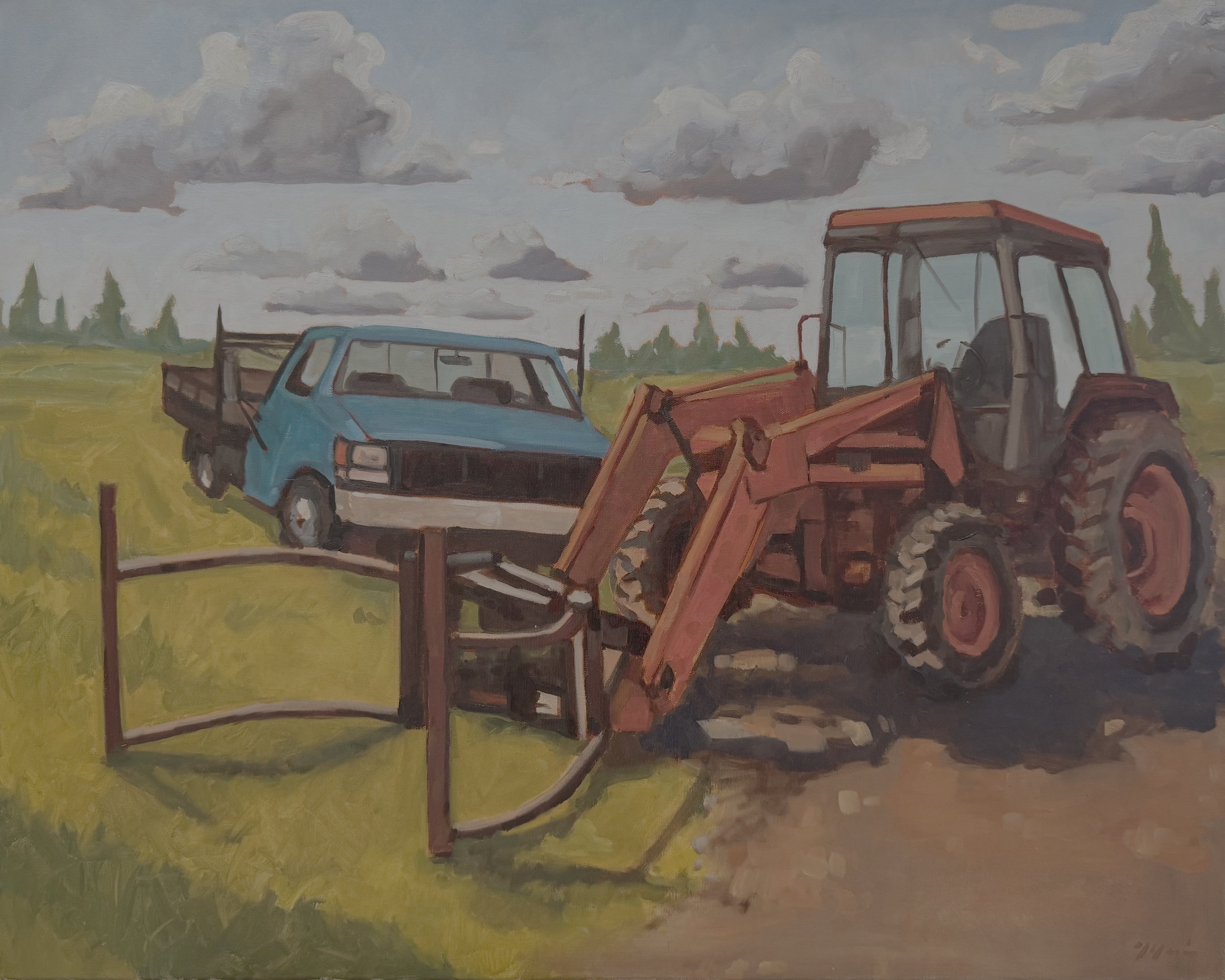Kingsley Road Tractors - 24x30