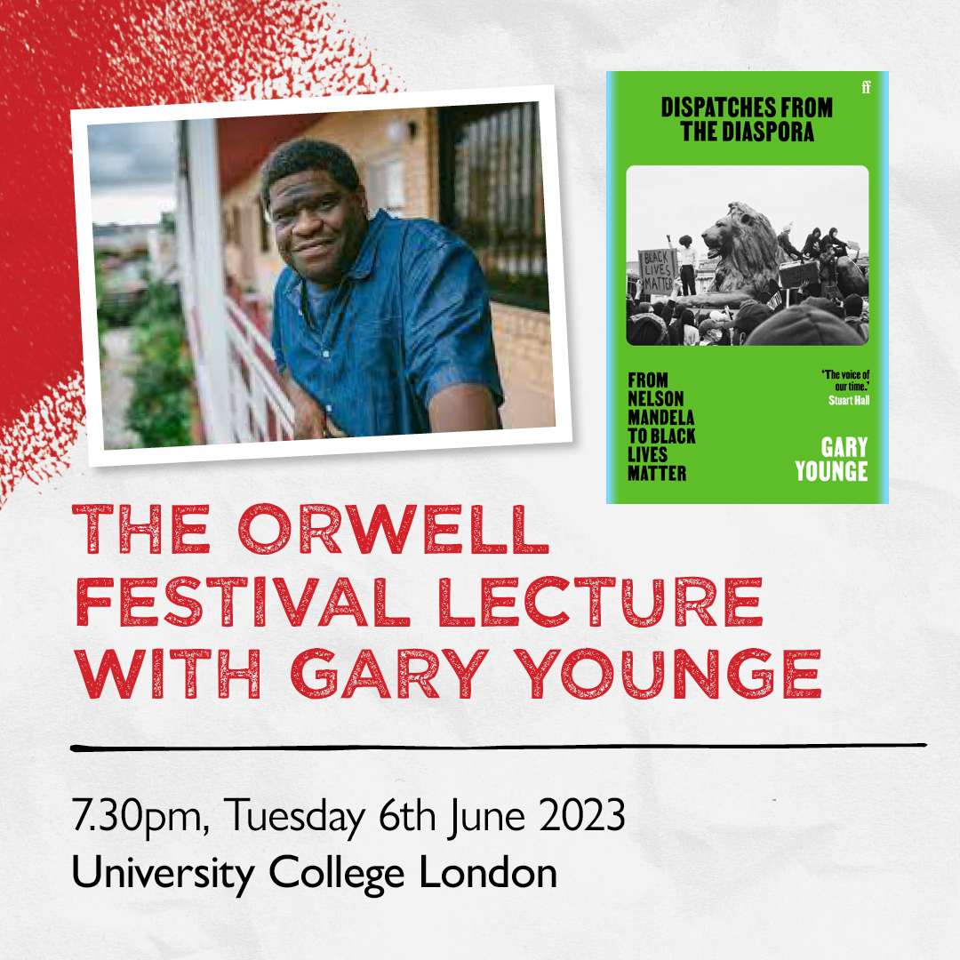6 June, 7.30pm: Orwell Festival Lecture with Gary Younge