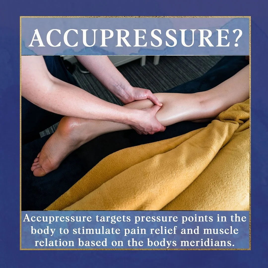 How about Accupressure massage? 

Acupressure massage works by pressing onto key points around the body to simulate pain relief and muscle relaxation for 60secs or more. The acupressure technique is used on trigger points within muscles and soft tiss