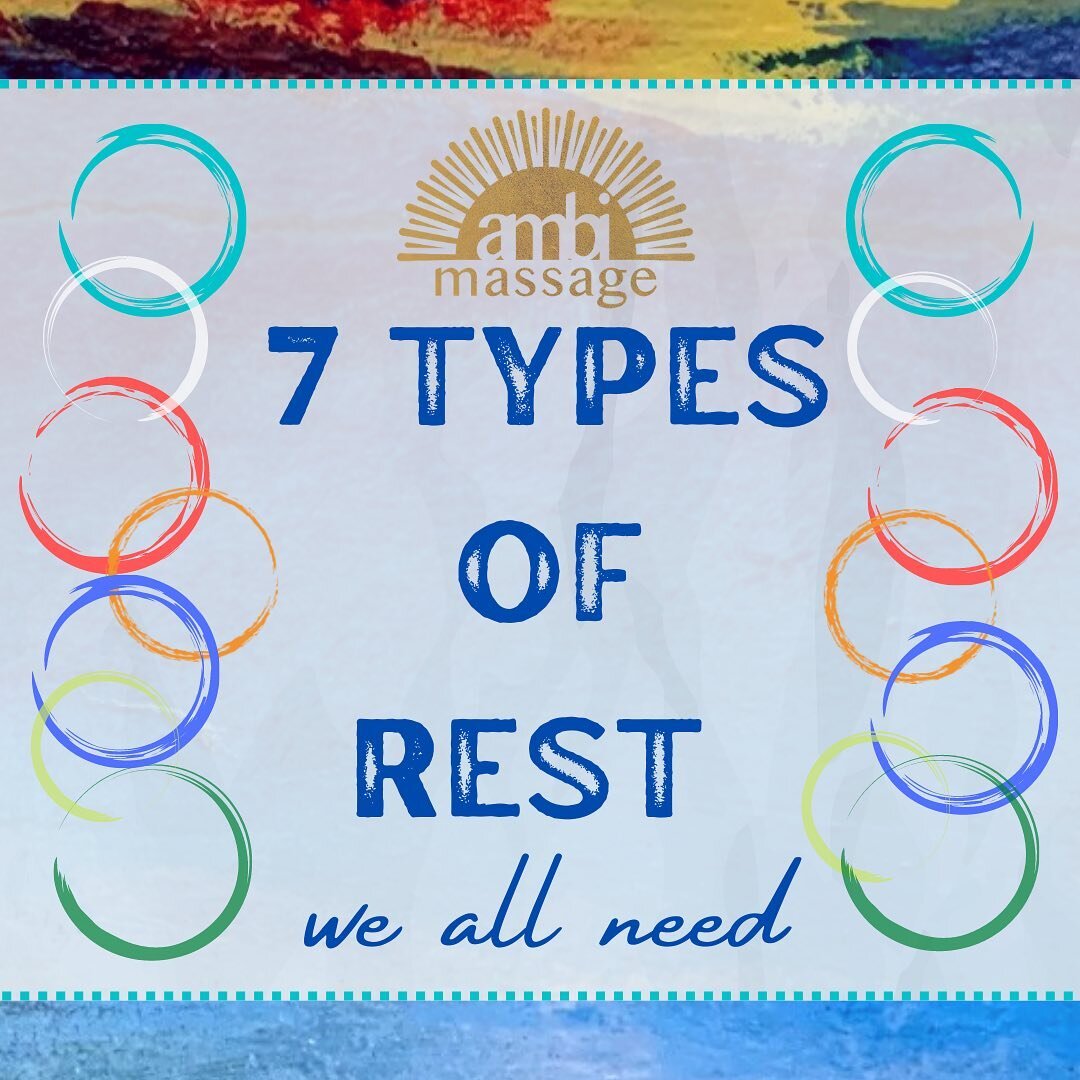 Have your heard of the 7 different types of rest we all need? 

Physical
Mental
Social
Spiritual
Sensory
Emotional
Creative 

Check out the story highlight for a summary of each time of rest, identifying it and how to help restore it. 

Which type of