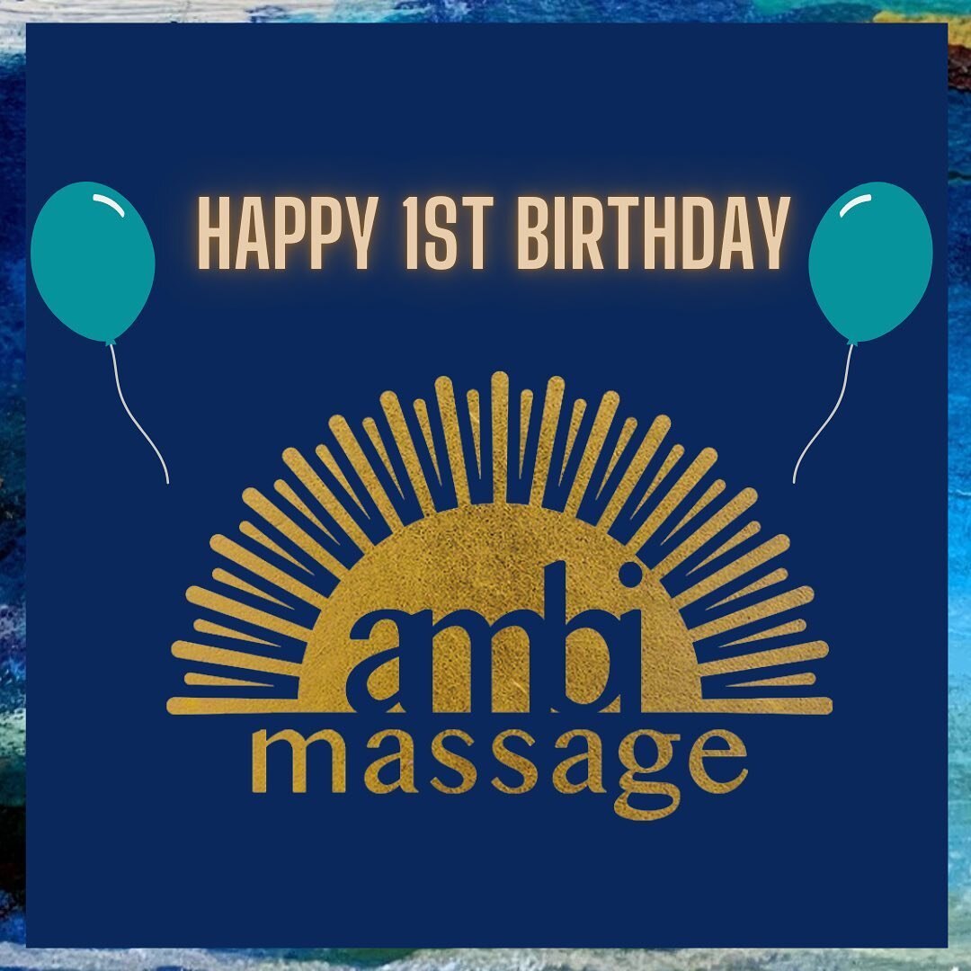 ✨Happy Birthday Ambi Massage! ✨

Celebrating the first year of working under Ambi Massage!🥳

Thank you everyone who has supported this small holistic business! 

To celebrate our first year for the month of September 
1 hr Hot Stone Massages will be