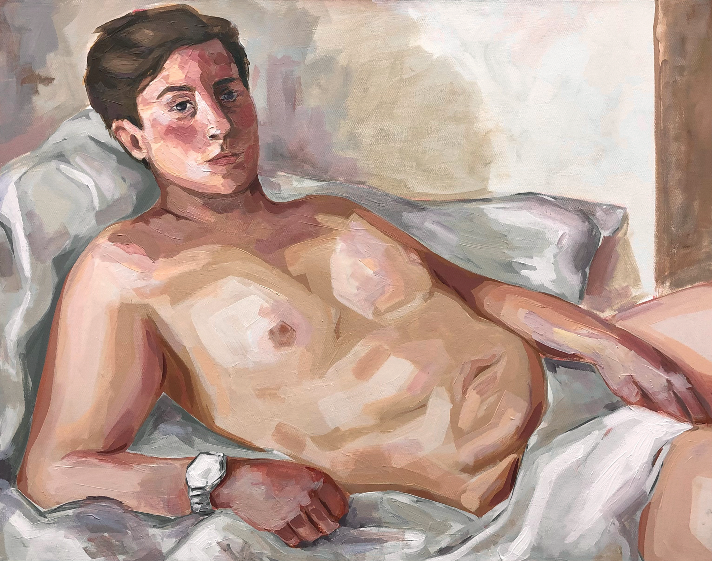 Venus, acrylic on panel, 24” x 36”, 2020.