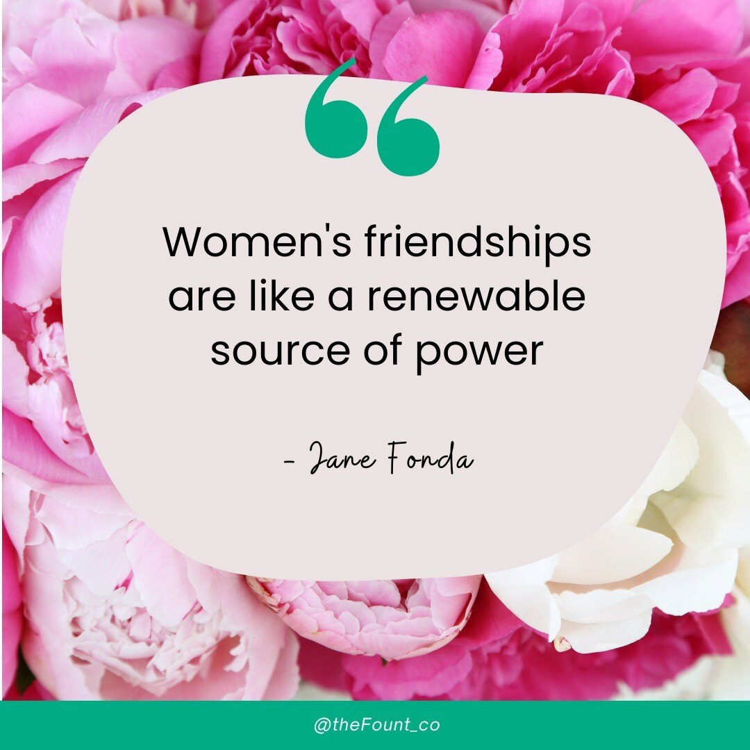 #fiercefemalefriday 

Friendship is such a lovely thing. 

Grab your favorite ladies and recharge this weekend. 👯&zwj;♀️👯&zwj;♀️👯&zwj;♀️