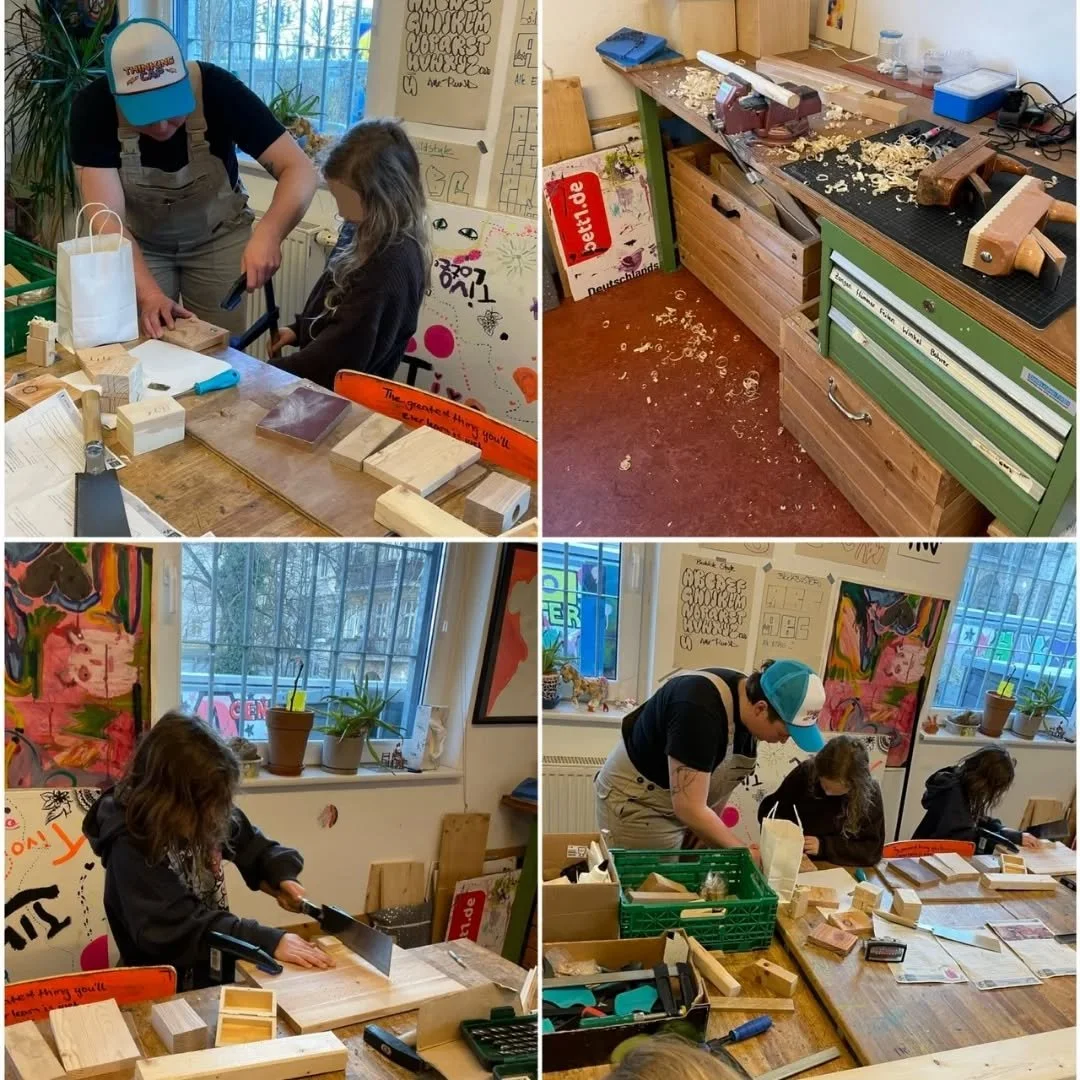 🪵 offene Holz Werkstatt 🪚
N&auml;chste Termine:
Mittwoch 11.3. / 25.3. / 22.4. / 29.4.
Donnerstag 30.4.

#ausprobieren #kreativ #angeleitet #inklusiv #m&auml;dchenarbeit