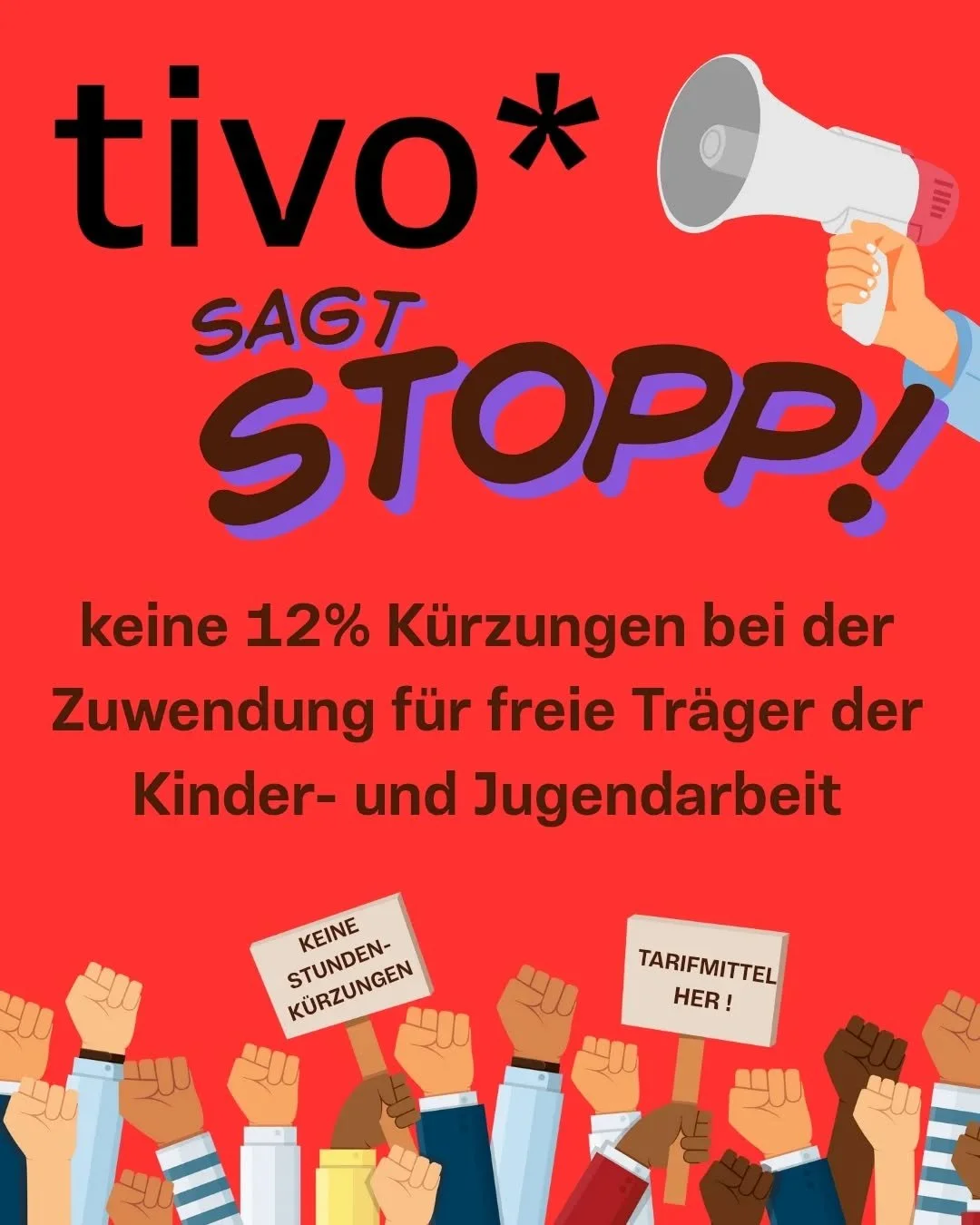 Warum der Protest?
Die Pankower Kinder- und Jugendarbeit steht vor dem Kollaps, weil die Zuwendungen f&uuml;r freie Tr&auml;ger der Jugendhilfe um mindestens 12 Prozent gek&uuml;rzt wurden! F&uuml;r die Tr&auml;ger bedeutet das: Arbeitsvertr&auml;ge 