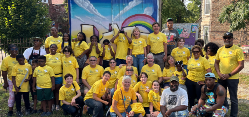 Three New Murals Bloom in  ﻿Our Peace Garden
